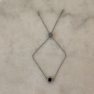 Swarovski Pave Blue White Crystal Angelic Bracelet, Brand New